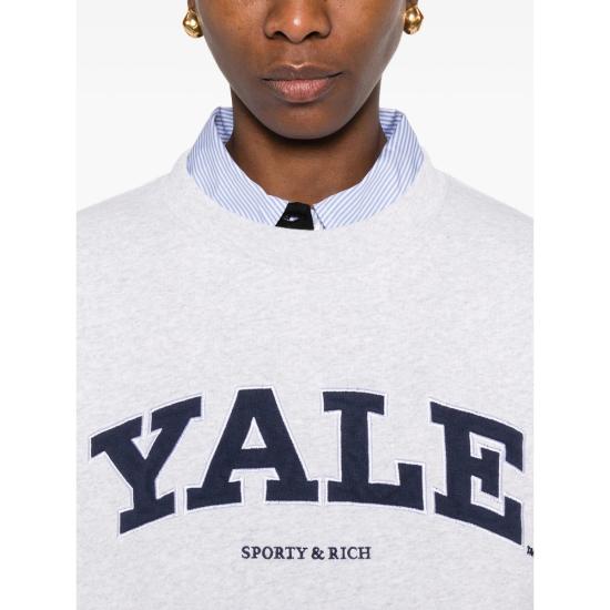 26SS 스포티앤리치 스웨터 ST071611681GY HGRAY GREY BLUE - SPORTY & RICH