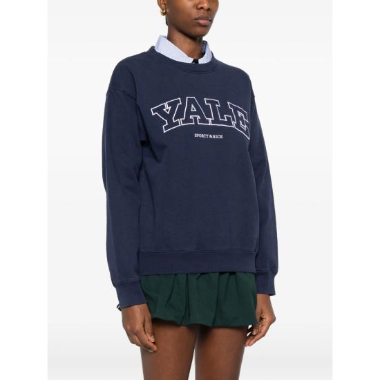 26SS 스포티앤리치 스웨터 ST071611681BL DKNAV BLUE - SPORTY & RICH