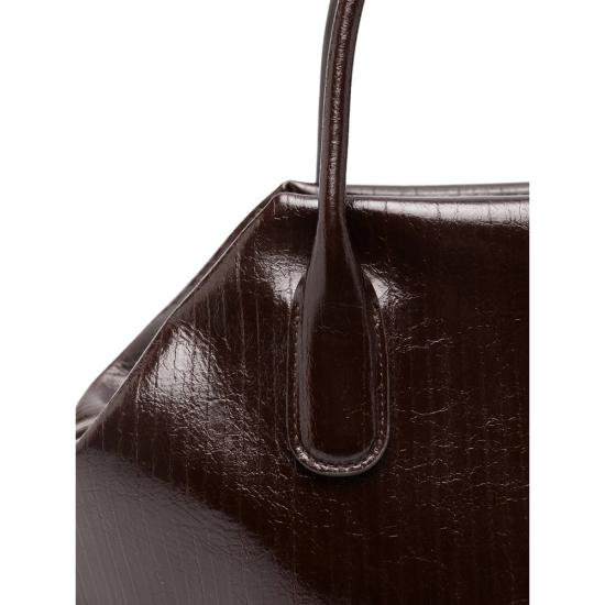 26SS 더모아레 토트백 261WTMTTM ORVF CHOPL BROWN - THEMOIRE