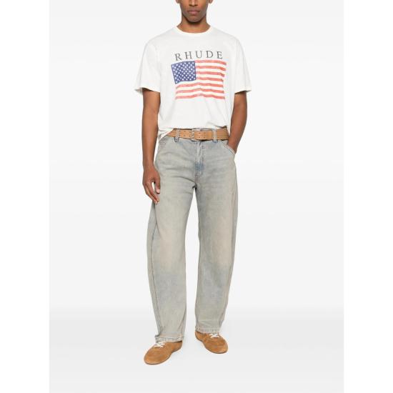 26SS 루드 반팔 티셔츠 RHPS26TT23012 3166 NEUTRALS RED - RHUDE