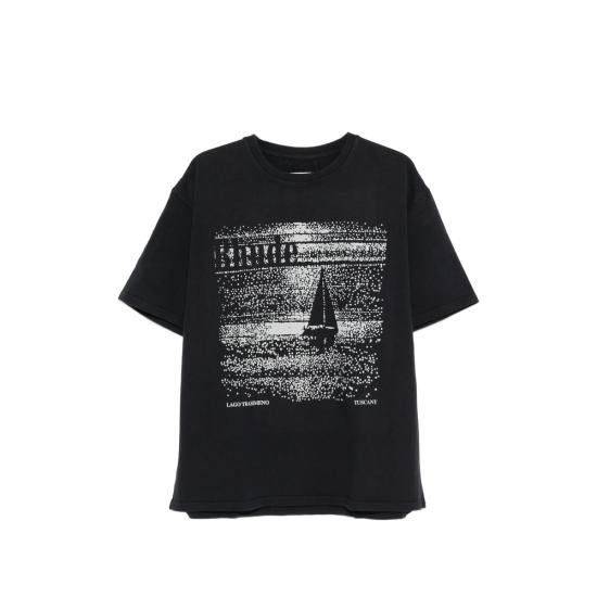 26SS 루드 반팔 티셔츠 RHPS26TT03012 3167 BLACK WHITE
