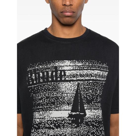 26SS 루드 반팔 티셔츠 RHPS26TT03012 3167 BLACK WHITE - RHUDE