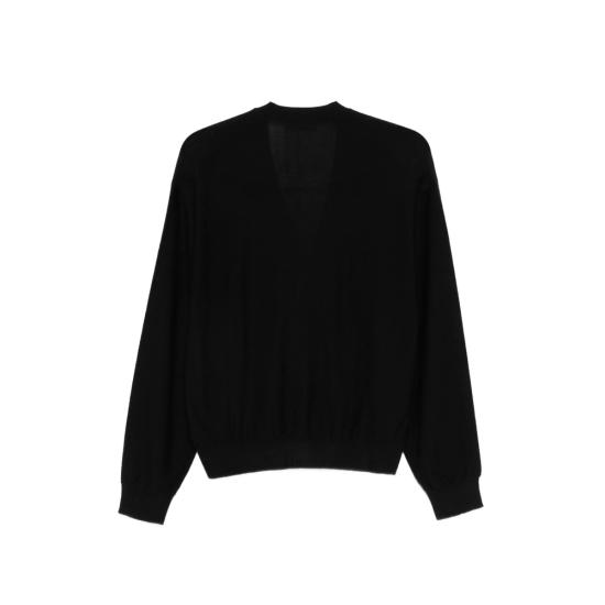26SS 르메르 트위스트 가디건 PO0023 LK087 BK999 BLACK - LEMAIRE