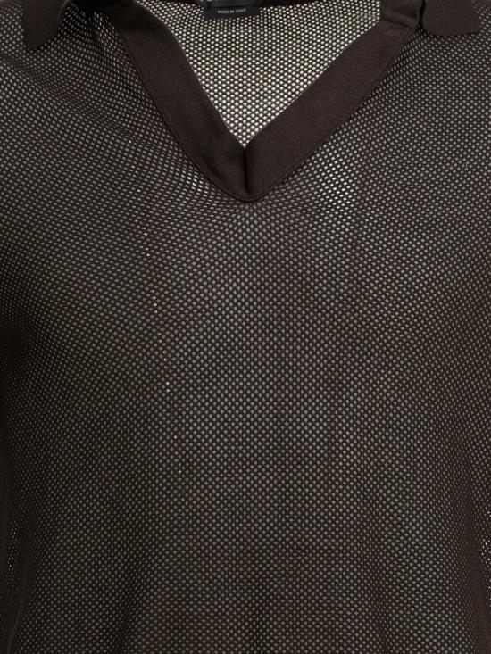 26SS 톰포드 폴로 티셔츠 KPS040YMC046ECC Brown - TOMFORD