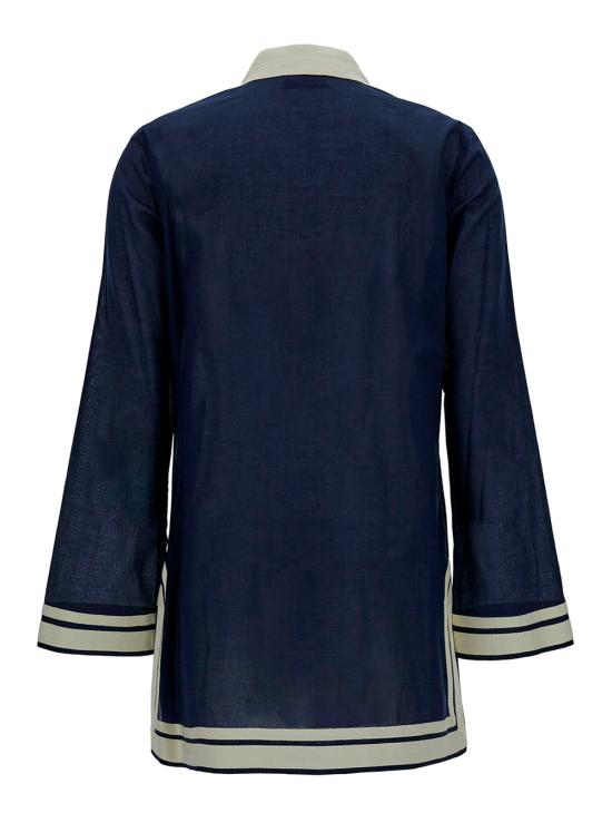 26SS 토리버치 미디 원피스 83308405 Blu - TORY BURCH