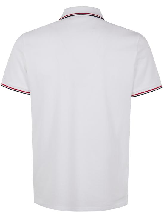26SS 몽클레어 폴로 티셔츠 L1 091 8A703 00 84556 001 WHITE - MONCLER