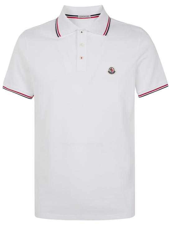 26SS 몽클레어 폴로 티셔츠 L1 091 8A703 00 84556 001 WHITE