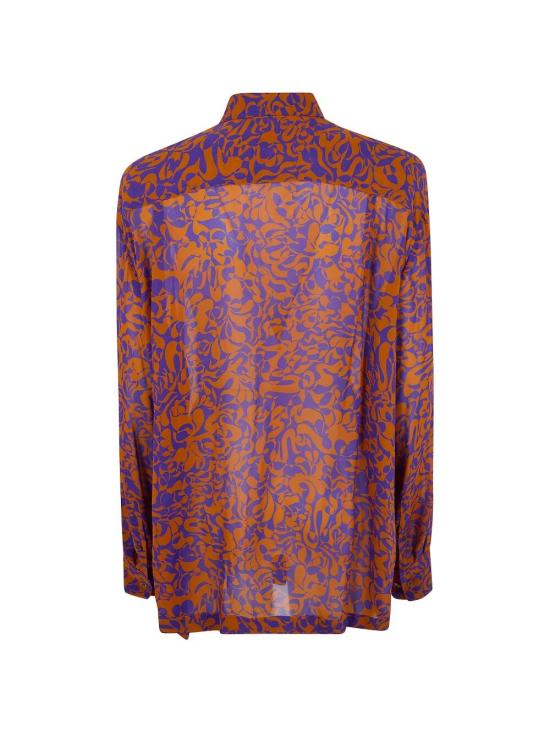 26SS 드리스 반 노튼 셔츠 261 130751 3006 353 ORANGE - DRIES VAN NOTEN