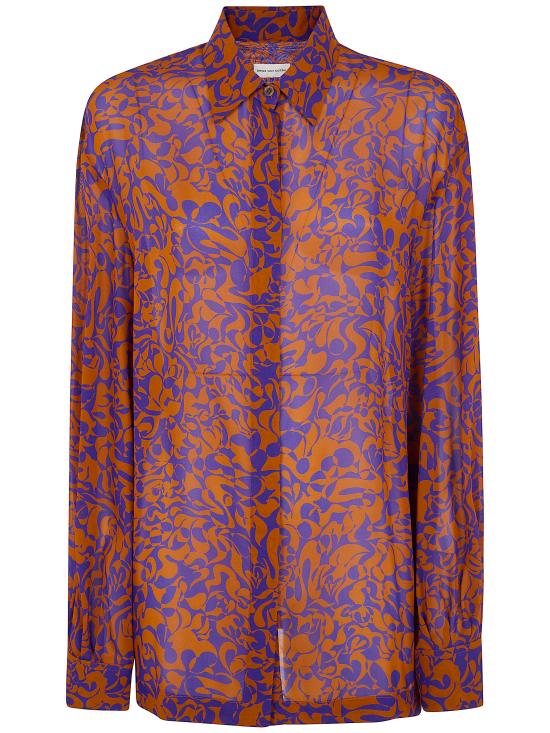 26SS 드리스 반 노튼 셔츠 261 130751 3006 353 ORANGE