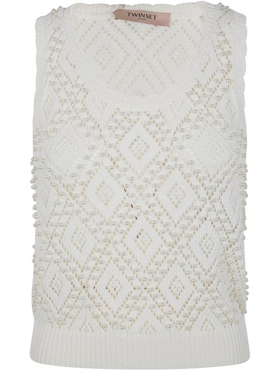 26SS 트윈셋 민소매 티셔츠 261TP3202 00059 SHELL - TWINSET