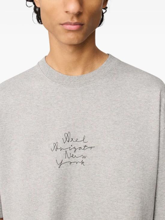 26SS 악셀 아리가토 반팔 티셔츠 A3936003 GREY MELANGE - AXEL ARIGATO