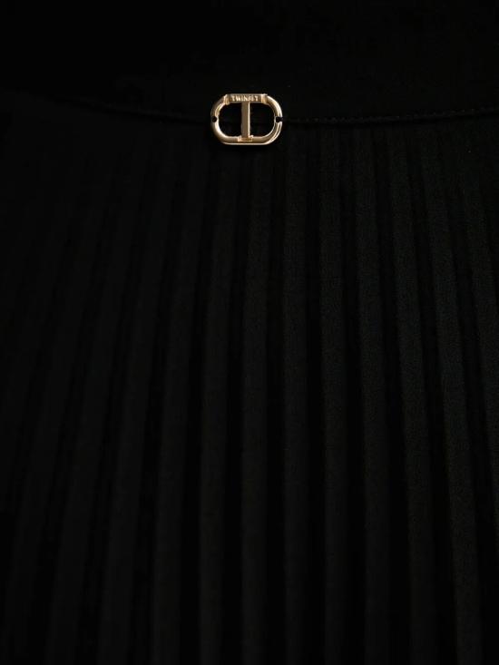 25FW 트윈셋 롱 스커트 252TP2642 00006 BLACK