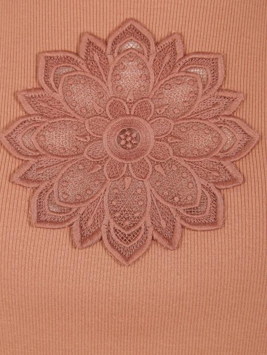 26SS 트윈셋 민소매 티셔츠 261TP2090 13168 MOCHA MOUSSE - TWINSET