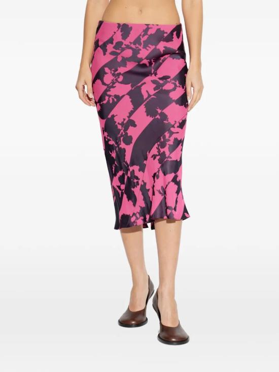 26SS 드리스 반 노튼 미디 스커트 261 130804 3148 304 FUCHSIA - DRIES VAN NOTEN