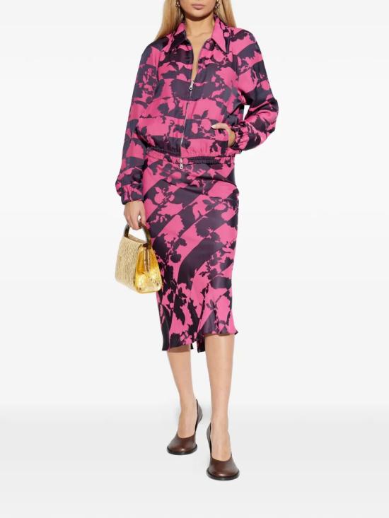 26SS 드리스 반 노튼 미디 스커트 261 130804 3148 304 FUCHSIA - DRIES VAN NOTEN