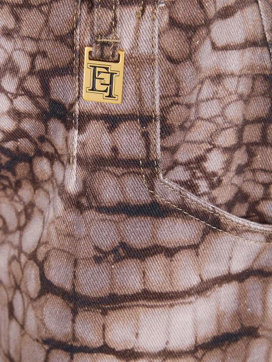 26SS 엘리자베타프랜치 데님 팬츠 PJ31D61E2 644 COCOA - ELISABETTA FRANCHI