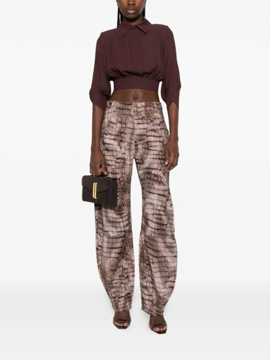 26SS 엘리자베타프랜치 데님 팬츠 PJ31D61E2 644 COCOA - ELISABETTA FRANCHI