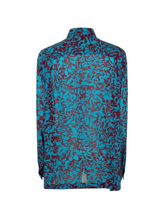 26SS 드리스 반 노튼 셔츠 261 130751 3006 503 TURQUOISE - DRIES VAN NOTEN