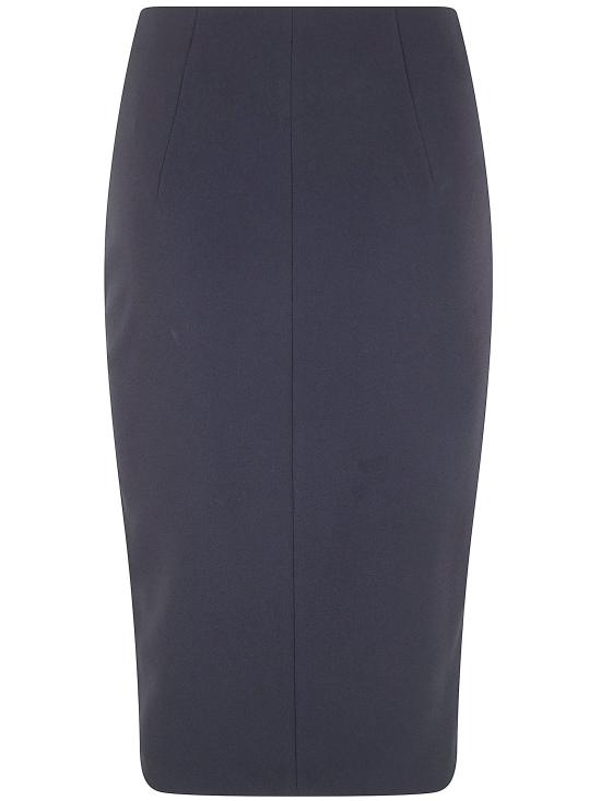 26SS 엘리자베타프랜치 미디 스커트 GO14761E2 110 BLACK - ELISABETTA FRANCHI