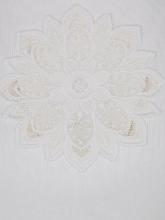 26SS 트윈셋 민소매 티셔츠 261TP2091 00001 OPTIC WHITE - TWINSET