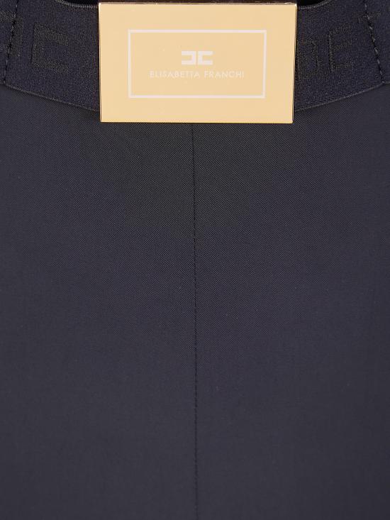 26SS 엘리자베타프랜치 스트레이트 팬츠 PA13261E2 110 BLACK - ELISABETTA FRANCHI