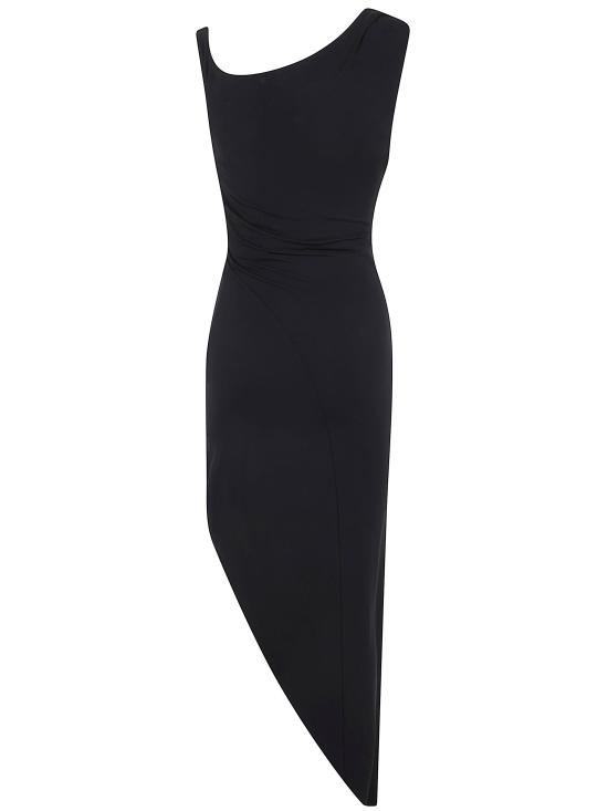 26SS 엘리자베타프랜치 롱 원피스 AB90661E2 110 BLACK - ELISABETTA FRANCHI