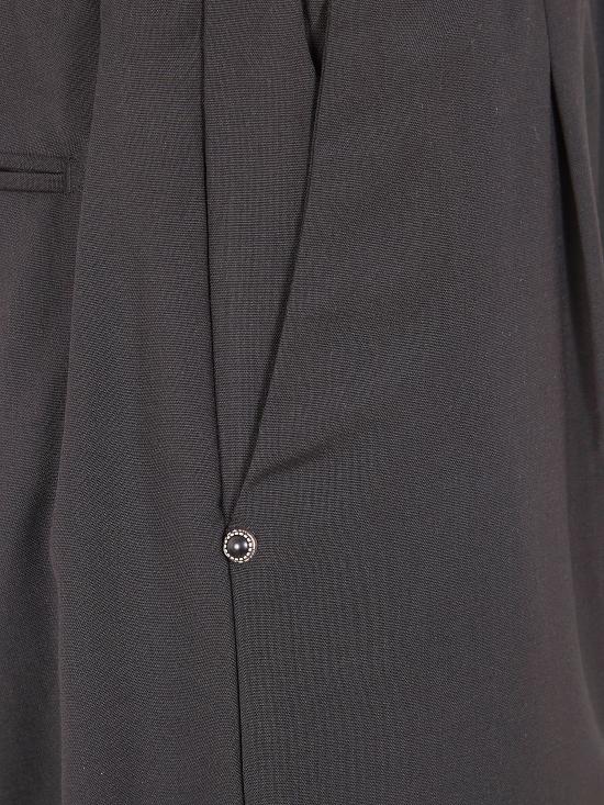 26SS 화이트샌드 스트레이트 팬츠 26SU67 112 999 BLACK - WHITE SAND