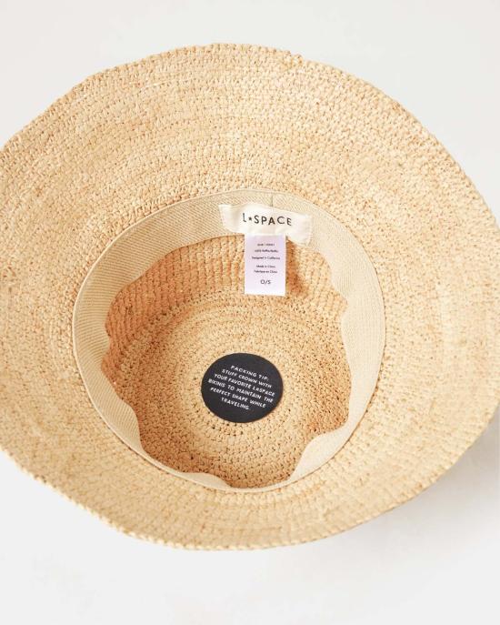  엘스페이스 모자 LSpace 카멜 아일랜드 햇 내추럴 - L SPACE