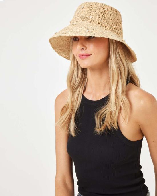  엘스페이스 모자 LSpace 카멜 아일랜드 햇 내추럴