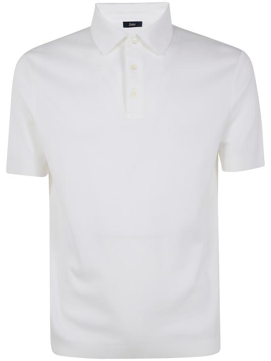 26SS 에르노 폴로 티셔츠 JPL00125U 52059 1000 WHITE - HERNO