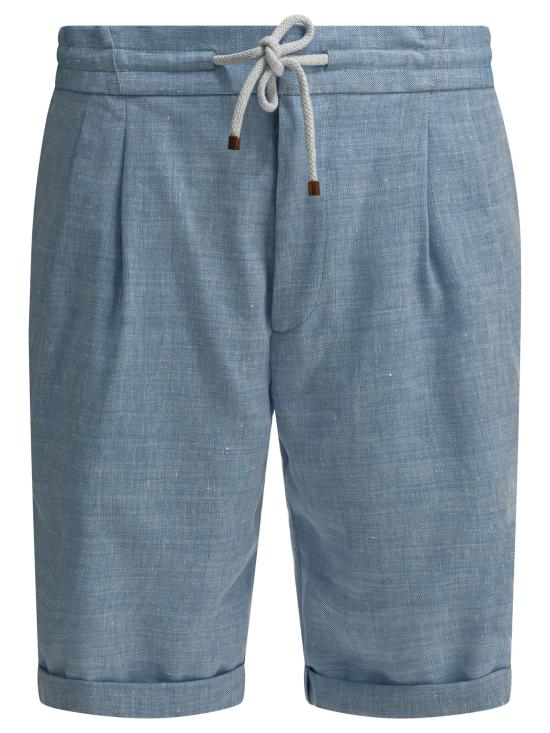26SS 브루넬로 쿠치넬리 숏팬츠 MZ408U0020C024 Light blue