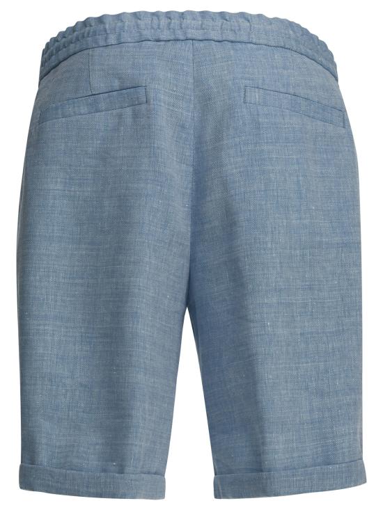 26SS 브루넬로 쿠치넬리 숏팬츠 MZ408U0020C024 Light blue - BRUNELLO CUCINELLI