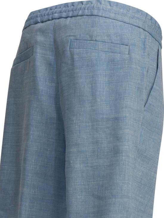 26SS 브루넬로 쿠치넬리 숏팬츠 MZ408U0020C024 Light blue - BRUNELLO CUCINELLI