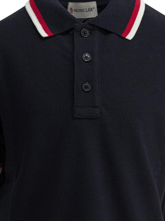 26SS [주니어] 몽클레어 폴로 셔츠 8A00003 K8496W778 Blue - MONCLER