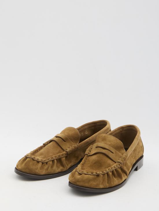 26SS 생로랑 로퍼 816812 BROWN - SAINT LAURENT