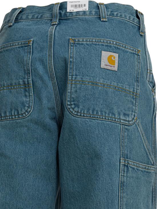26SS 칼하트 WIP 스미스 데님 싱글 니 팬츠 I03202401 12 Blue - CARHARTT WIP