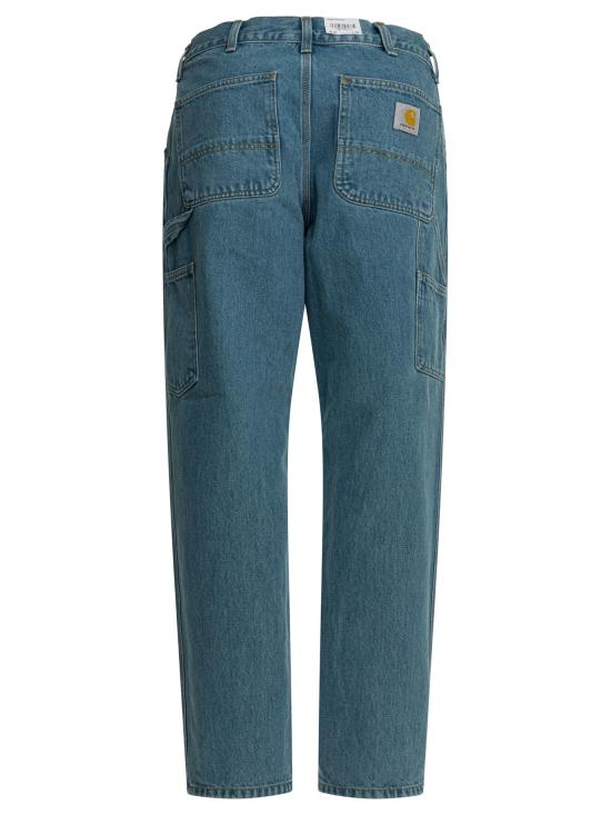26SS 칼하트 WIP 스미스 데님 싱글 니 팬츠 I03202401 12 Blue - CARHARTT WIP