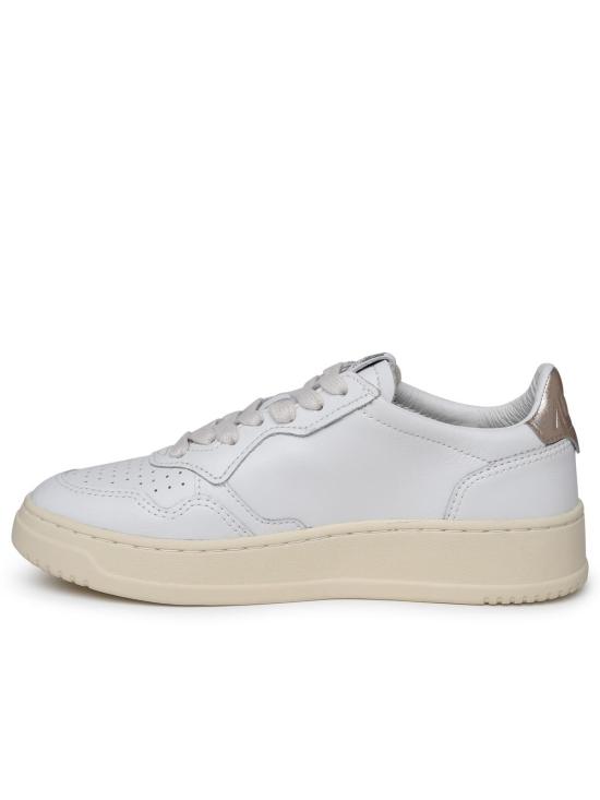 26FW 오트리 메달리스트 로우 레더 스니커즈 AULWLL06 White - AUTRY