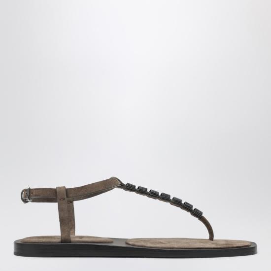 26SS 브루넬로 쿠치넬리 샌들 MZSFC3151LE Brown