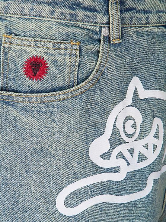 26SS 아이스크림 숏팬츠 ICD003 VINTAGEWASH Blue - ICECREAM