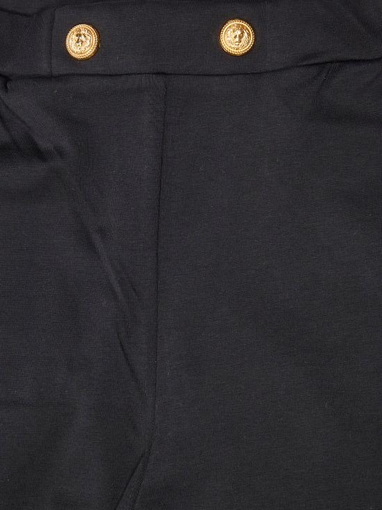 26SS [키즈] 발망 스트레이트 팬츠 BY6A20Z3277 930OR NERO - BALMAIN