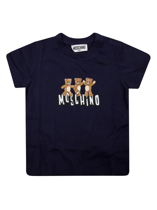 26SS [키즈] 모스키노 티셔츠 MUM04KLAA17 40016 BLU