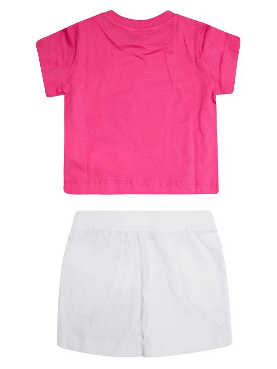 26SS [키즈] 모스키노 캐주얼 세트 MXG00MLAA17 85270 FUXIA - MOSCHINO