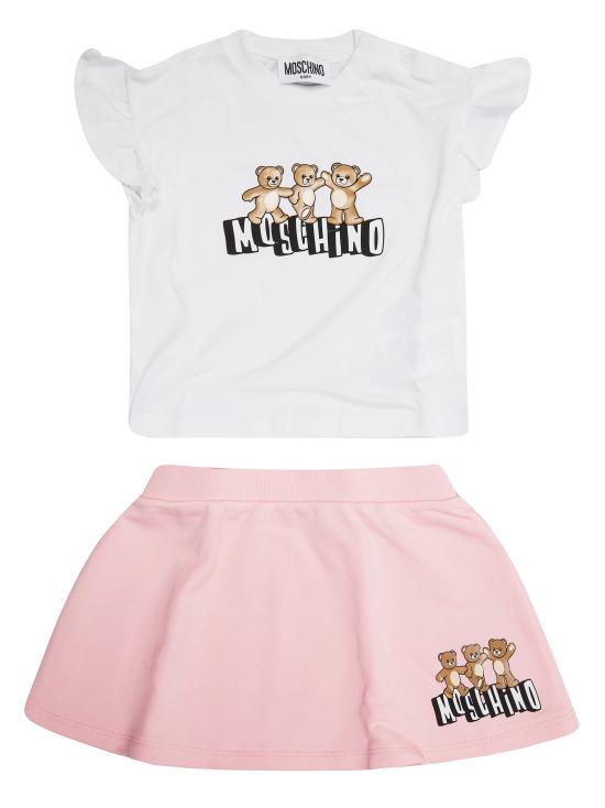 26SS [키즈] 모스키노 캐주얼 세트 MBG01GLCA89 85010 ROSA