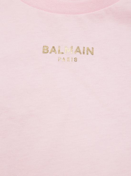 26SS [키즈] 발망 티셔츠 BY8A01Z3672 51EOR ROSA - BALMAIN