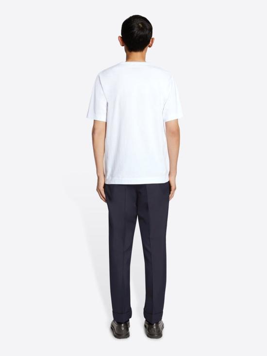 26SS 드리스 반 노튼 반팔 티셔츠 261 021100 3600 001 White - DRIES VAN NOTEN