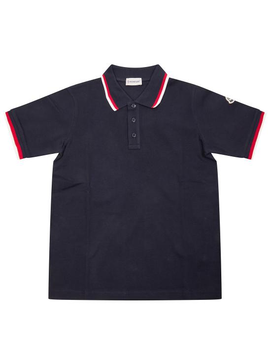 26SS [키즈] 몽클레어 폴로 셔츠 L19548A00003849 778 BLU