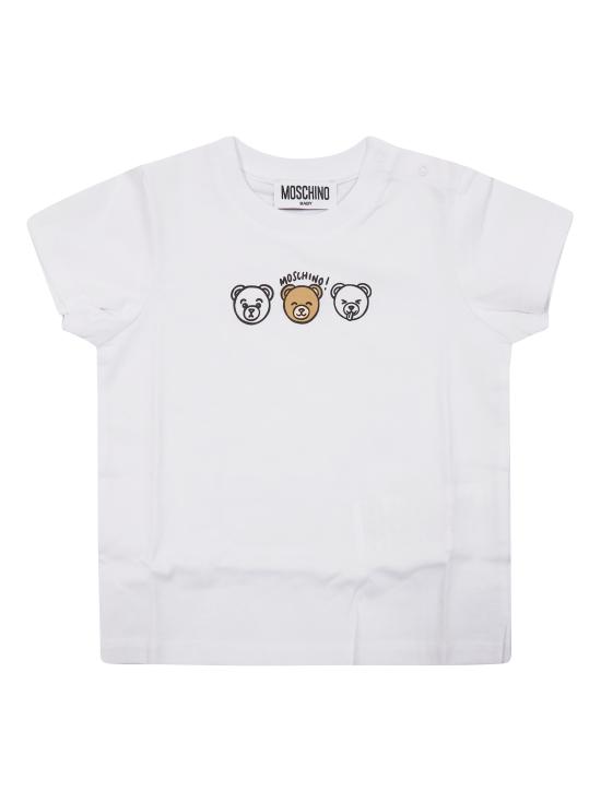 26SS [키즈] 모스키노 티셔츠 MUM04OLAA24 10101 BIANCO