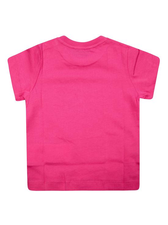 26SS [키즈] 모스키노 티셔츠 MUM04KLAA17 50533 FUXIA - MOSCHINO