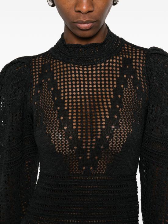 26SS 이자벨마랑 미디 원피스 RO1026FA D1L08I01BK Black - ISABEL MARANT